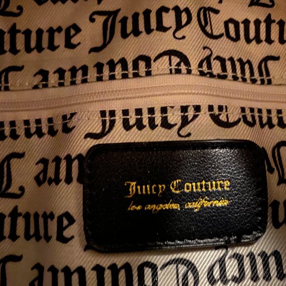 Juicy Couture Gothic Status Heart Backpack- Black